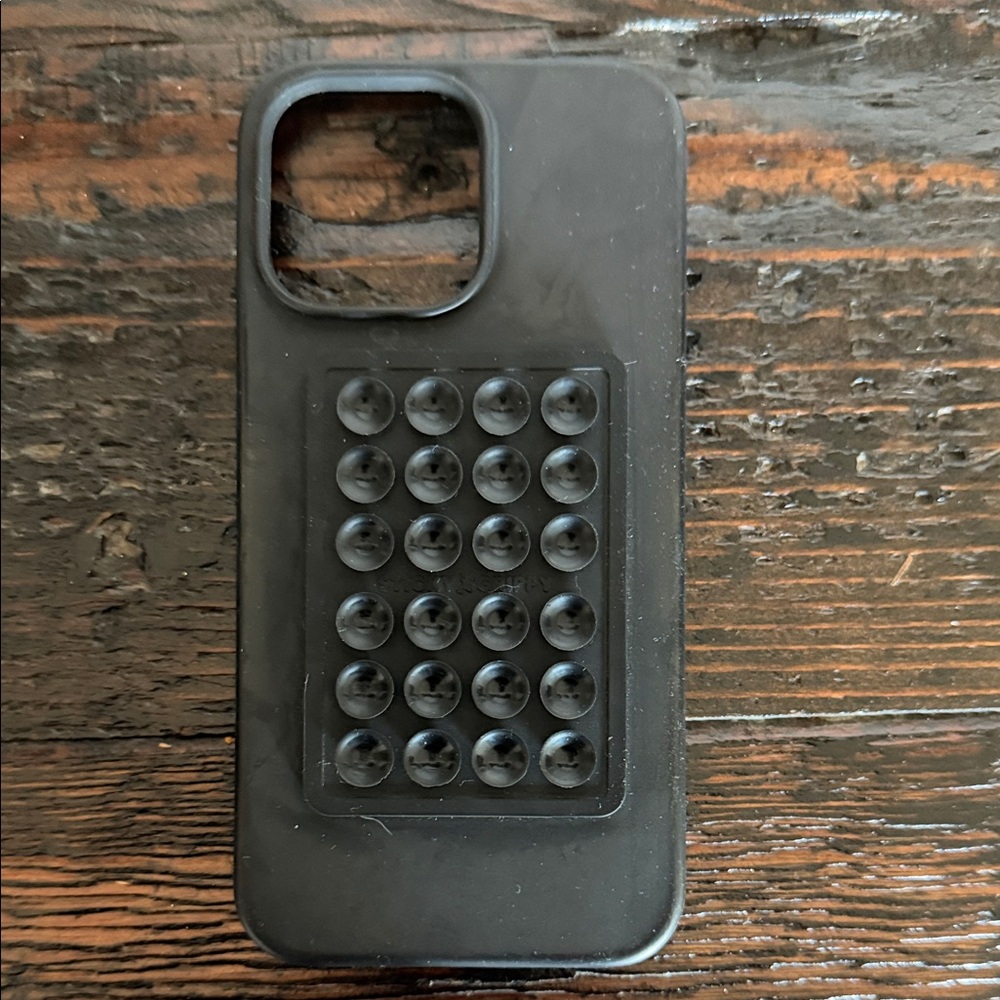 Black Phone Case with Suction Cups
